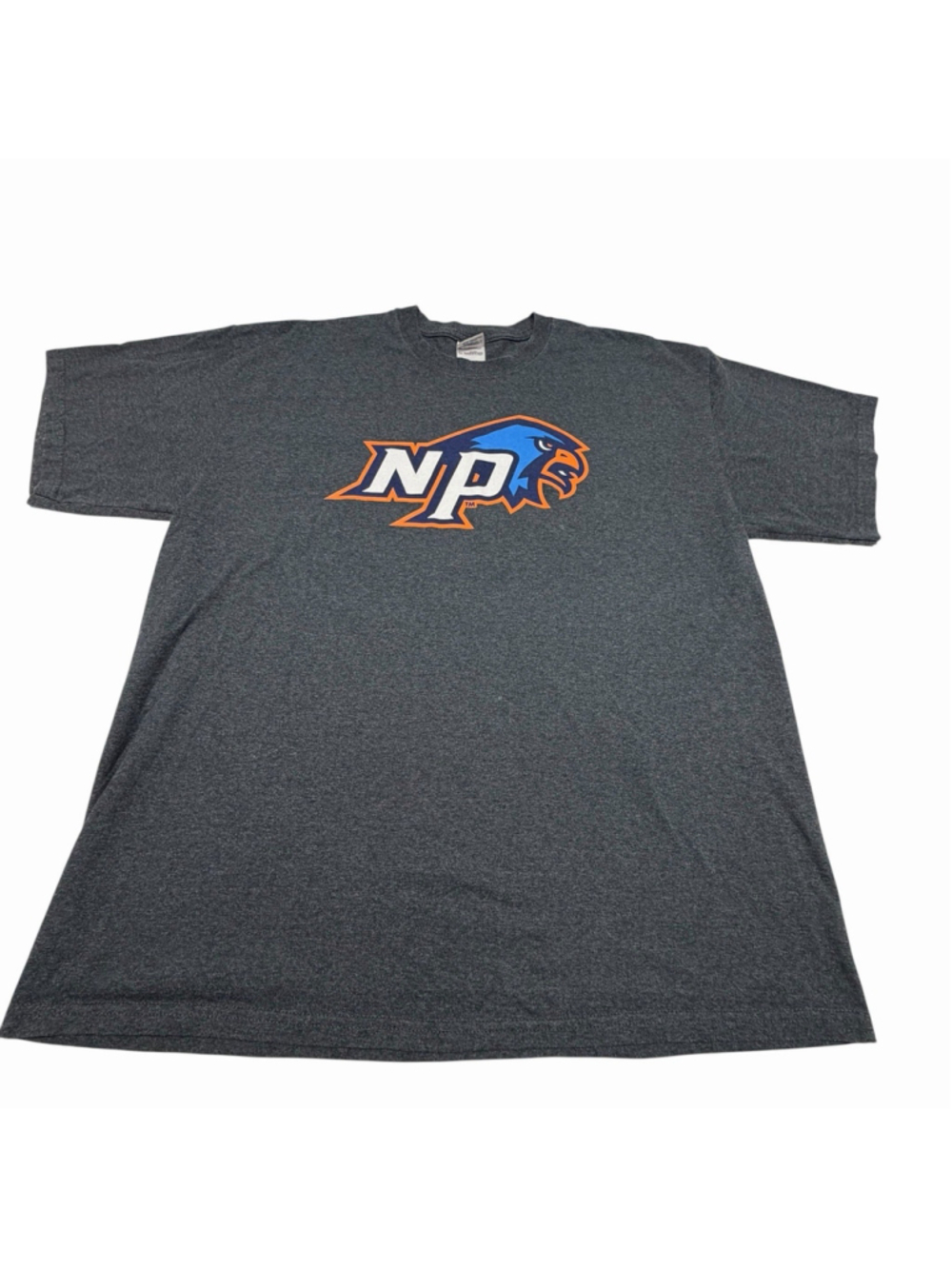 SUNY New Paltz Hawks T Shirt XL Gray Graphic Logo Gildan College NCAA Tee